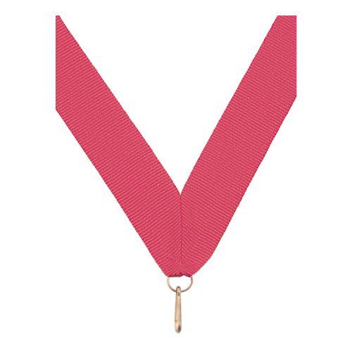 лента для медалей розовая