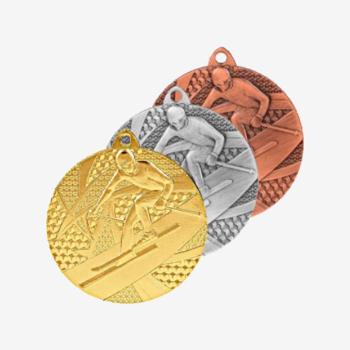 Медаль спортивная MMC 8150 горные лыжи