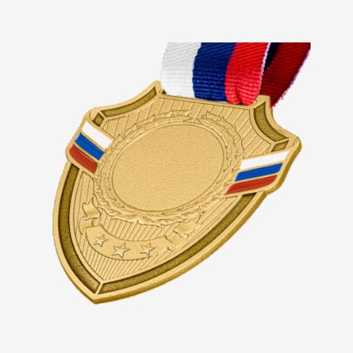 Медаль MZP 558-65 с лентой - Золото